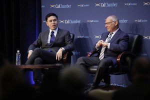Washington D.C. Update Talk Show. Lanhee J. Chen and Allan Zaremberg address attendees. 